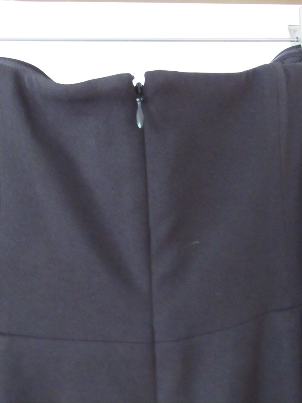 Dress the Population Paris Black Strapless Ruffle Long Gown XL Mermaid Formal - Picture 8 of 11